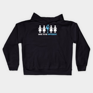 Figure Skating - Dare To Be Different Kids Hoodie